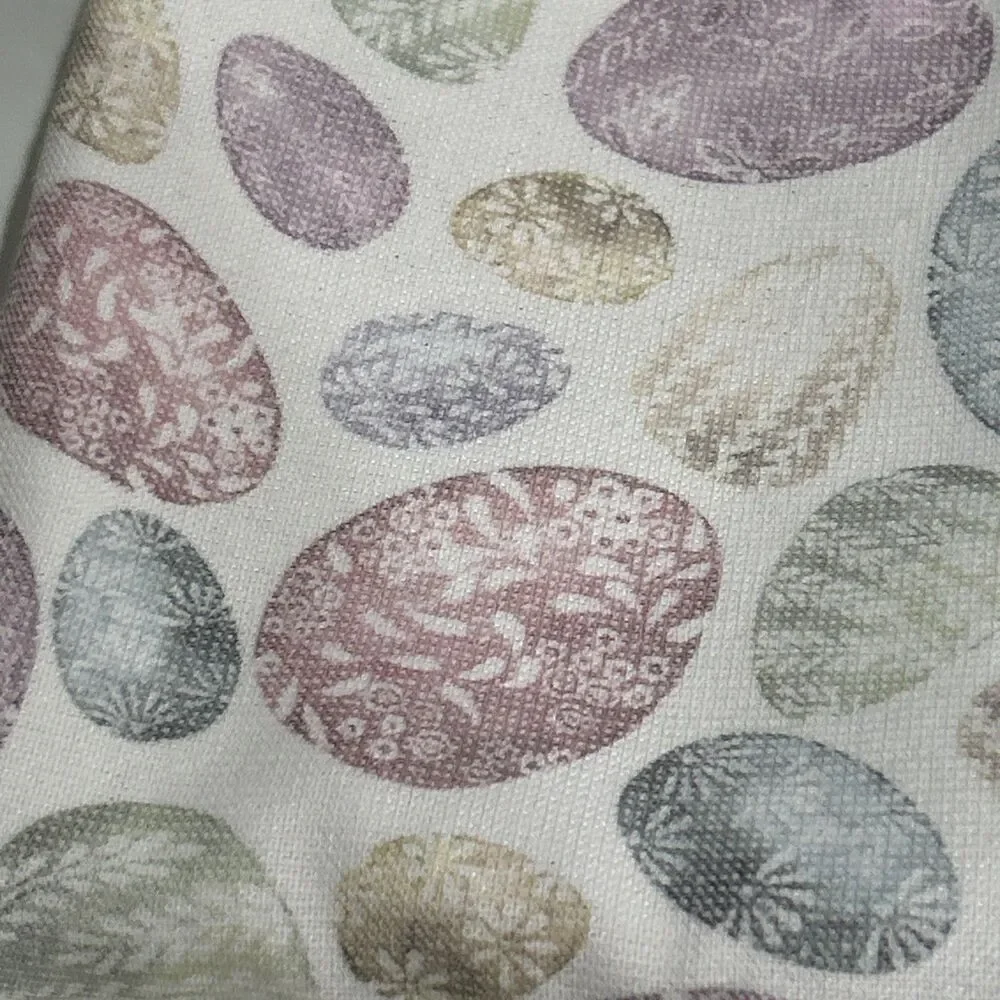 Lot of 6 Cotton Dish Kitchen Towels Seasonal Herbs Holiday Easter Floral